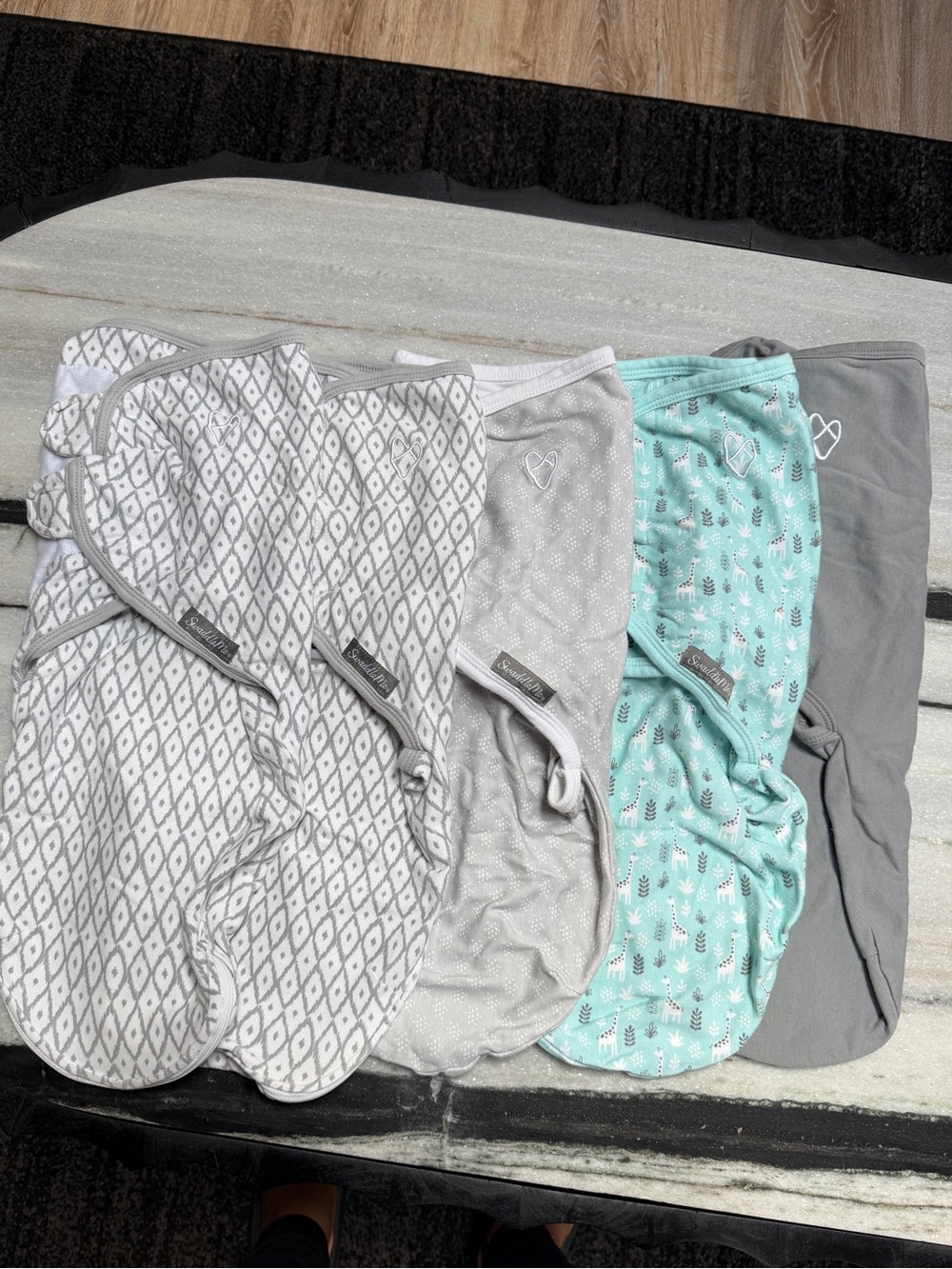 Swaddle me wraps 5 pack